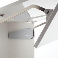 Подъемный механизм складного фасада FREE FOLD. Высота фасада 650-730 мм. Вес 1,9- 4,0 кг. без заглушек