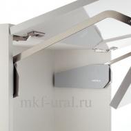 Подъемный механизм складного фасада FREE FOLD. Высота фасада 520-590 мм. Вес 4,8- 9,8 кг. без заглушек