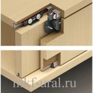 Механизм для 2 раздвижных дверей Slido Classic 40 IF C включая втяжной амортизатор 40кг.