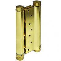 Петля для маятниковых дверей весом до 100 кг. Толщина двери 50-60 мм материал сталь цвет золото (к-кт 2 шт.)
