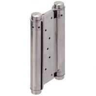 Петля для маятниковых дверей весом до 100 кг. Толщина двери 50-60 мм материал сталь никелированная (к-кт 2 шт.)