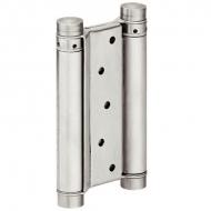 Петля для маятниковых дверей весом до 27 кг. Толщина двери 30-35 мм материал сталь никелированная (к-кт 2 шт.)