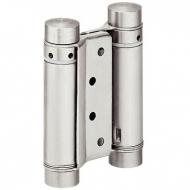 Петля для маятниковых дверей весом до 22 кг. Толщина двери 25-30 мм материал сталь никелированная (к-кт 2 шт.)