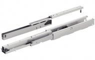 Направляющие 750 мм для выдвижного шкафа до 75 кг. С демпфером, полное выдвижение.