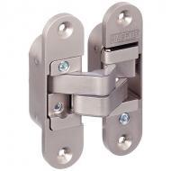 Скрытая дверная петля цвет никель матовый для дверей толщиной от 40мм правая