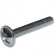 Винт мебельный оцинкованный M4x45 мм