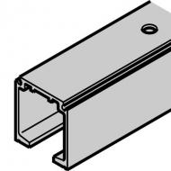Направляющая шина для раздвижной двери SLIDO HAFELE Classic. Вес двери 160 кг. Длина 2000 мм.