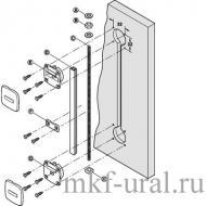 Planofit, комплект стяжек-выпрямителей, цвет черный, высота двери до 2650 мм