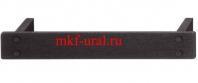 Мебельная ручка Hafele, цвет чёрная состаренная, длина 154 мм.