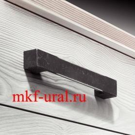 Мебельная ручка Hafele, цвет состаренное железо, длина 164 мм.