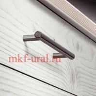 Мебельная ручка Hafele серая состаренная, длина 168 мм.