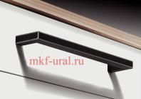 Ручка мебельная Hafele винтажная, сталь, черная, потертая, 140 х 35 мм