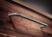  Мебельная ручка Hafele винтажная, нержавеющая сталь, 140,5 х 40 мм