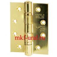 Петля карточная для двери до 120кг. цвет под золото