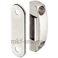 Магнитная мебельная защелка удерживающее усилие 4 кг хромированная полированная