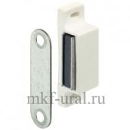 Магнитная мебельная защелка удерживающее усилие 3-4 кг коричневая