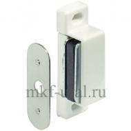 Магнитная мебельная защелка удерживающее усилие 2 кг цвет бордо темный