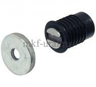 Магнитная мебельная защелка удерживающее усилие 2 кг черная