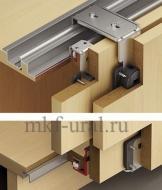 Механизм 3х раздвижных дверей Slido Classic 20 VF Т. Толщина дверей 16-25 мм. С амортизаторами.