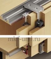 Механизм 3х раздвижных дверей Slido Classic 20 VF Т. Толщина дверей 16-25 мм.