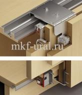 Механизм 2х раздвижных дверей Slido Classic 40 VF Т. Толщина дверей 16-25 мм.