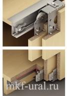 Механизм 2х раздвижных дверей Slido Classic 50 VF P. Толщина дверей 22-25 мм. С возможностью подключения к E- drive.