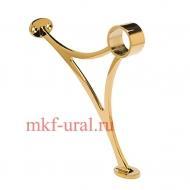 Опора для нижнего ограждения диаметр 50,8мм цинковое литье/PROTECTAN — латунированный эффект