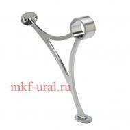 Опора для нижнего ограждения диаметр 50,8мм цинковое литье/PROTECTAN — эффект нержавеющей стали