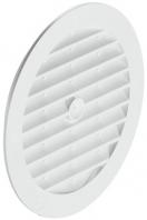 Решетка круглая, диаметр 123 мм, белая