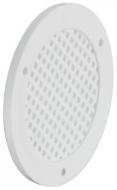 Решетка круглая, диаметр 60 мм, белая