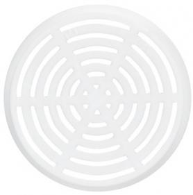 Решетка круглая, диаметр 65 мм, белая