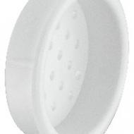 Решетка круглая, диаметр 39 мм, белая