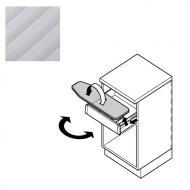 ладильная доска в выдвижной ящик Hafele Ironfix SH, серые полоски