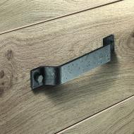 Ручка ретро мебельная Hafele, цвет железо состаренное, длина 180 мм, между винтами 160 мм