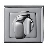 Комплект розеток Hafele под завертку WC, квадратные, покрытие хром полированный