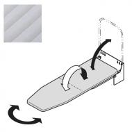 Гладильная доска с креплением к стене Hafele Ironfix, серые полоски