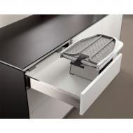 Гладильная доска в выдвижной ящик, складная, поворотная Hafele Ironfix SH, цвет алюминий