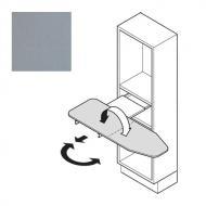 Гладильная доска выдвижная, поворотная Hafele Ironfix, цвет алюминий