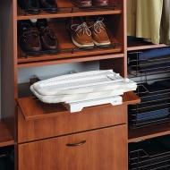 Гладильная доска выдвижная, поворотная Hafele Ironfix, серые полоски