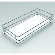 Выдвижная корзина Hafele Brilliant на раму, в базу 300 мм, дно ДСП, покрытие Anti-Slip