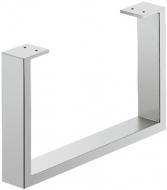 Опора скамьи прямоугольная 60 х 20 мм, высота 250 мм, нержавеющая сталь полированная