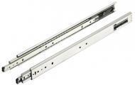 Шариковые направляющие для ящиков 700 мм полного выдвижения несущая способность 100 кг. Для бокового монтажа. С встроенным демпфером амортизатором.