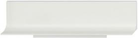 Мебельная ручка профиль под посудомоечную машину, из алюминия, цвет белый RAL 9010, 595 мм