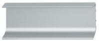 Ручка профиль мебельная, алюминий, цвет серебристый, 2500 мм