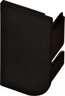 Заглушка концевая профиля 126.37.300, чёрная, правая