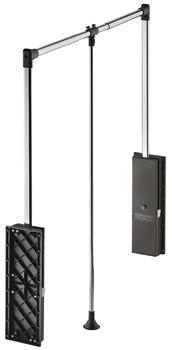 Гардеробный лифт для ширины шкафа 870-1190 мм нагрузка 15 кг цвет хром / черный