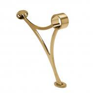 Опора для нижнего ограждения диаметр 50,8мм цинковое литье/PROTECTAN — латунированный эффект матовый