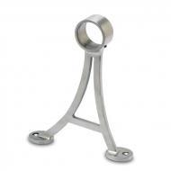 Опора для нижнего ограждения диаметр 38,1мм нержавеющая сталь, матовая.