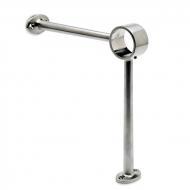 Опора для нижнего ограждения диаметр 38,1мм нержавеющая сталь, матовый