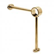 Опора для нижнего ограждения диаметр 50,8мм цинковый сплав +Protectan латунированный эффект, матовый